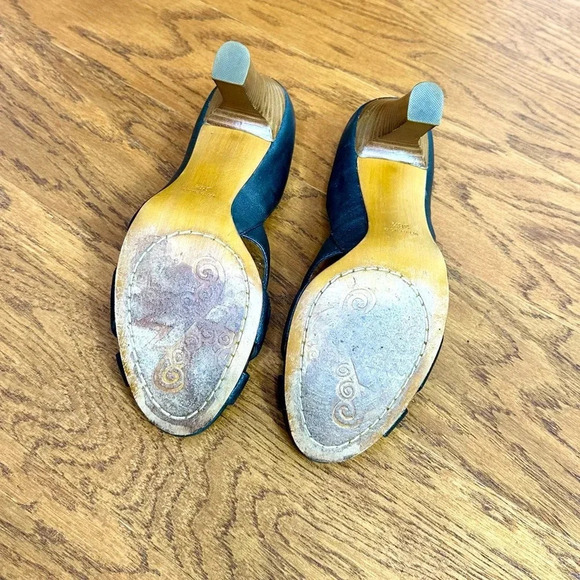 Modern Vintage Vero Cuoio Black Women’s Leather Heels Size 8‎ - Picture 6 of 8